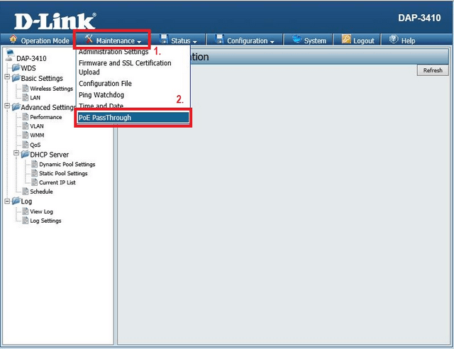 DAP 3410 How to setup WDS + Camera PoE