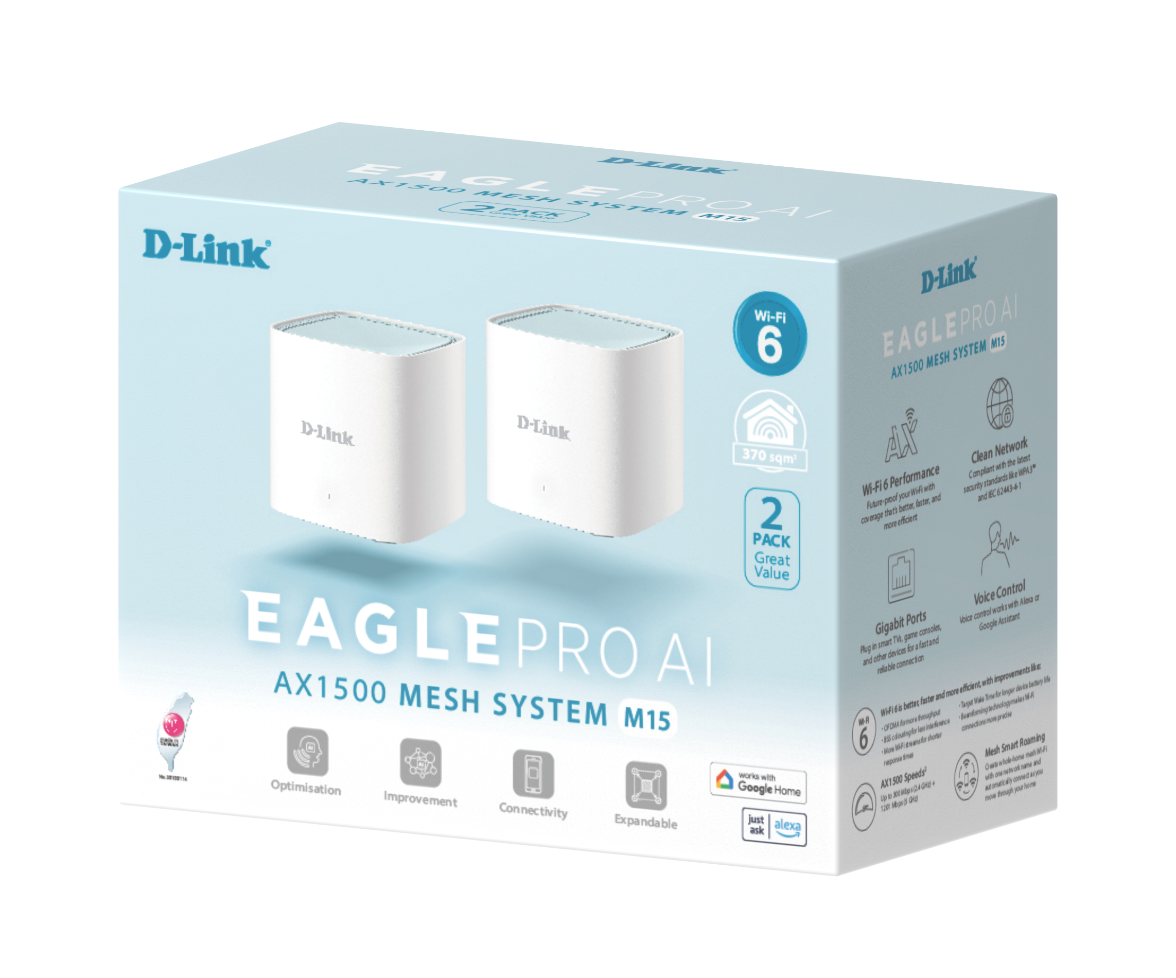 M15 2 pack Front View