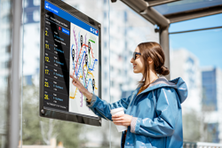 Smart busshållplats