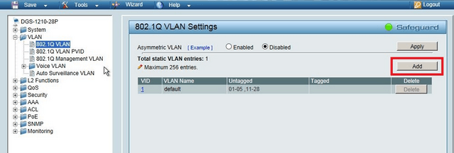 DGS_1210_Setup_Static_VLANS0004